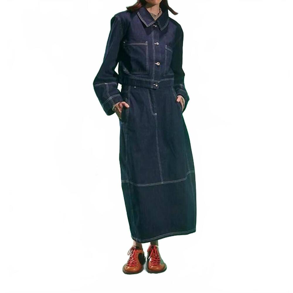 NEW HENRIK VIBSKOV dusk jacket in navy denim